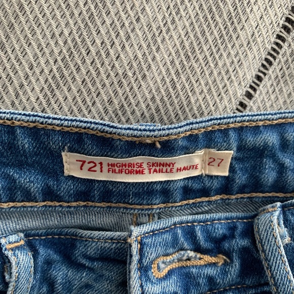 Levi’s 721 High Rise Skinny size 27 - Picture 2 of 7